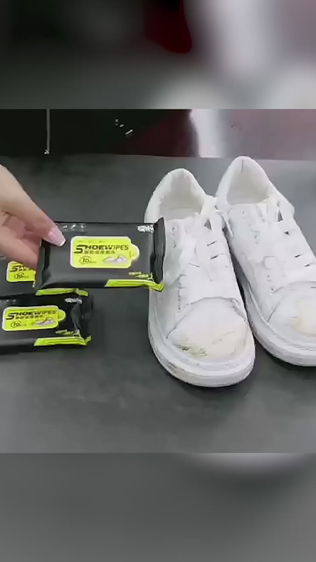 Natural Sneaker & Shoe Cleaner Wipes - 1 Packs of 80